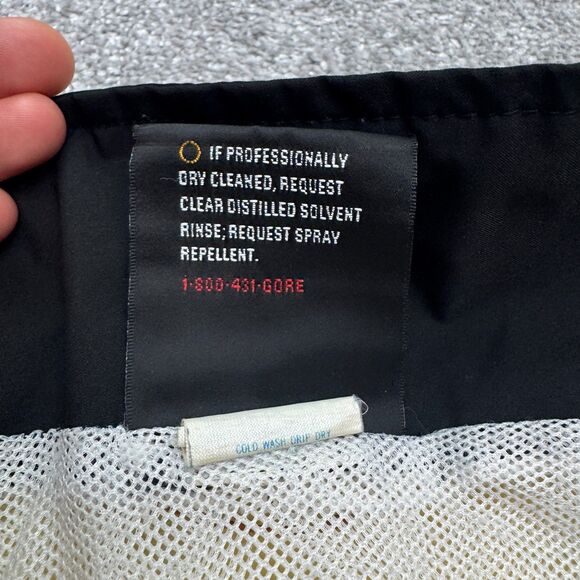 Vintage Bellwether Gore-tex Windbreaker Jacket Mens Large Blue Black Full Zip - Picture 11 of 16